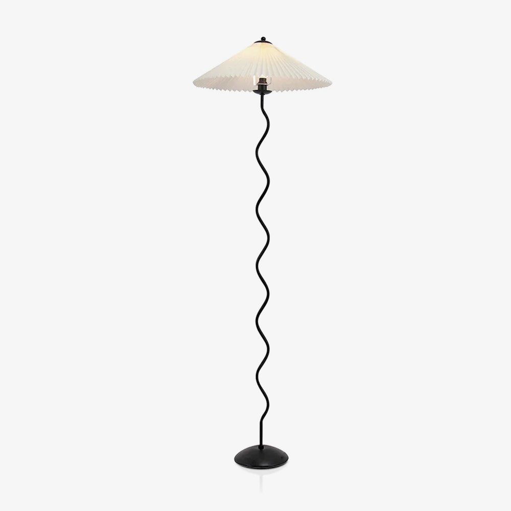 Squiggle Floor Lamp | Playful Wavy Design with LED Compatibility 2
