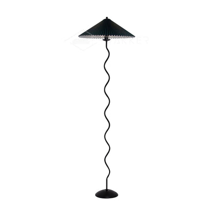 Squiggle Floor Lamp | Playful Wavy Design with LED Compatibility 11