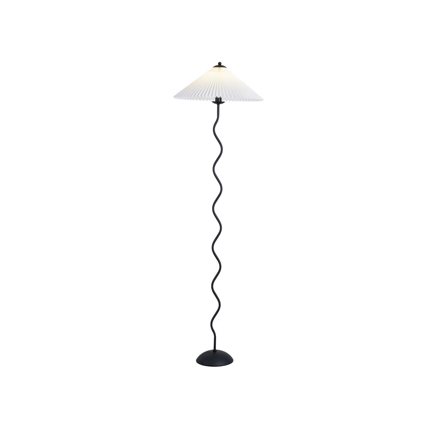 Squiggle Floor Lamp | Playful Wavy Design with LED Compatibility 10