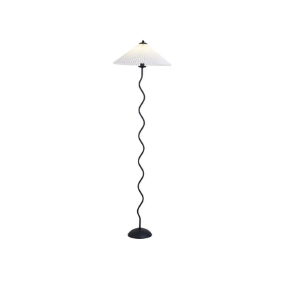 Squiggle Floor Lamp | Playful Wavy Design with LED Compatibility 10