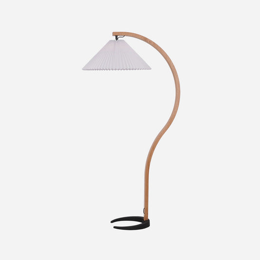Scandinavian Floor Lamp | Unique Wood and Metal Design for Modern Spaces 1