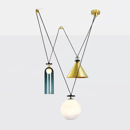 Modern Geometric Chandelier | Customizable Modular Design with Adjustable Height 15