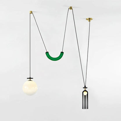 Modern Geometric Chandelier | Customizable Modular Design with Adjustable Height 16