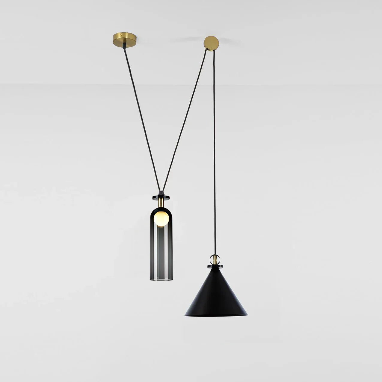Modern Geometric Chandelier | Customizable Modular Design with Adjustable Height 18