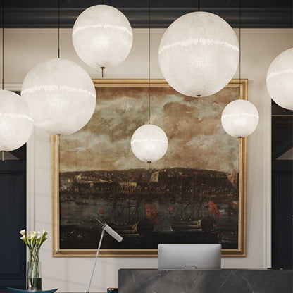 Modern Glass Pendant Light | Adjustable Height for Stylish Illumination 3