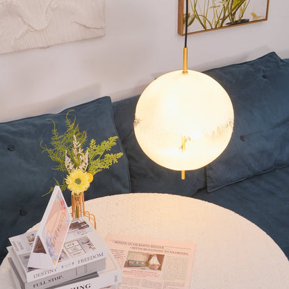 Modern Glass Pendant Light | Adjustable Height for Stylish Illumination 4