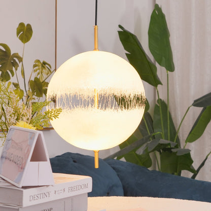 Modern Glass Pendant Light | Adjustable Height for Stylish Illumination 5