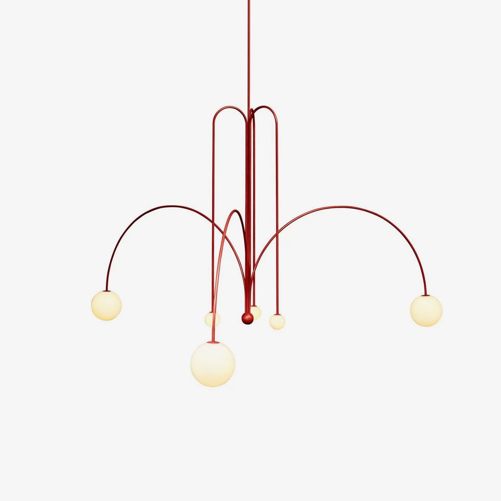 Modern Pendant Light | Elegant 6-Head LED Fixture for Contemporary Spaces 2
