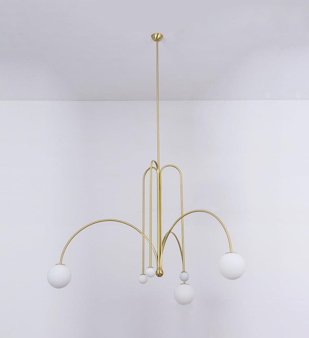 Modern Pendant Light | Elegant 6-Head LED Fixture for Contemporary Spaces 10