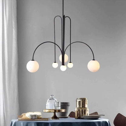 Modern Pendant Light | Elegant 6-Head LED Fixture for Contemporary Spaces 1