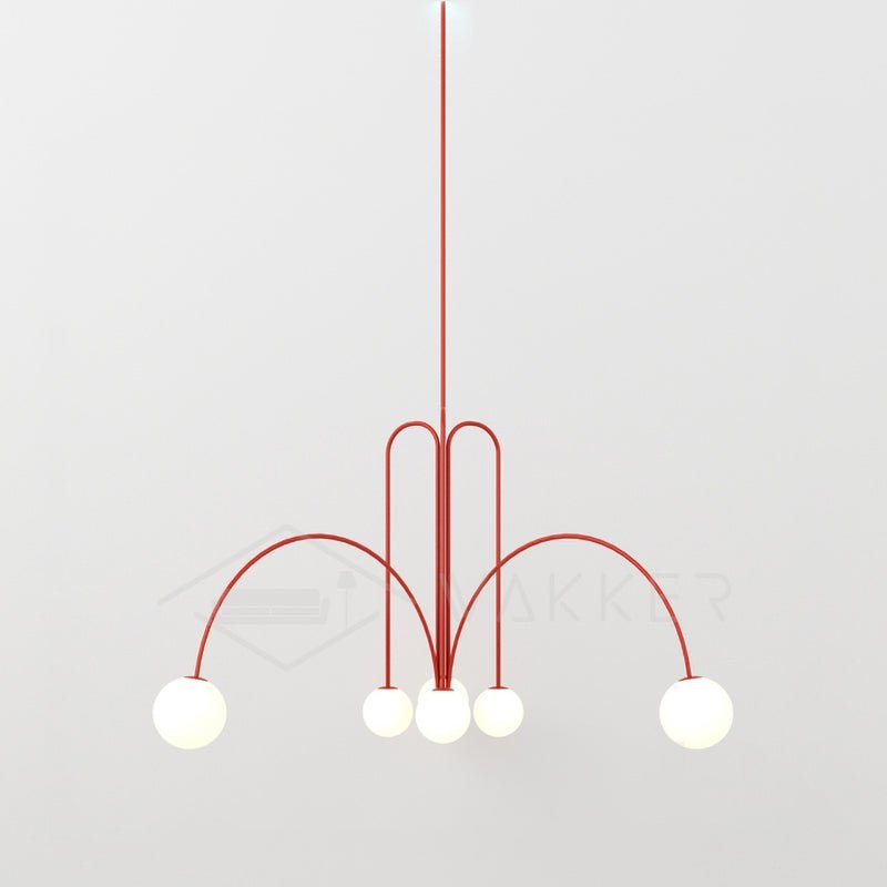 Modern Pendant Light | Elegant 6-Head LED Fixture for Contemporary Spaces 9