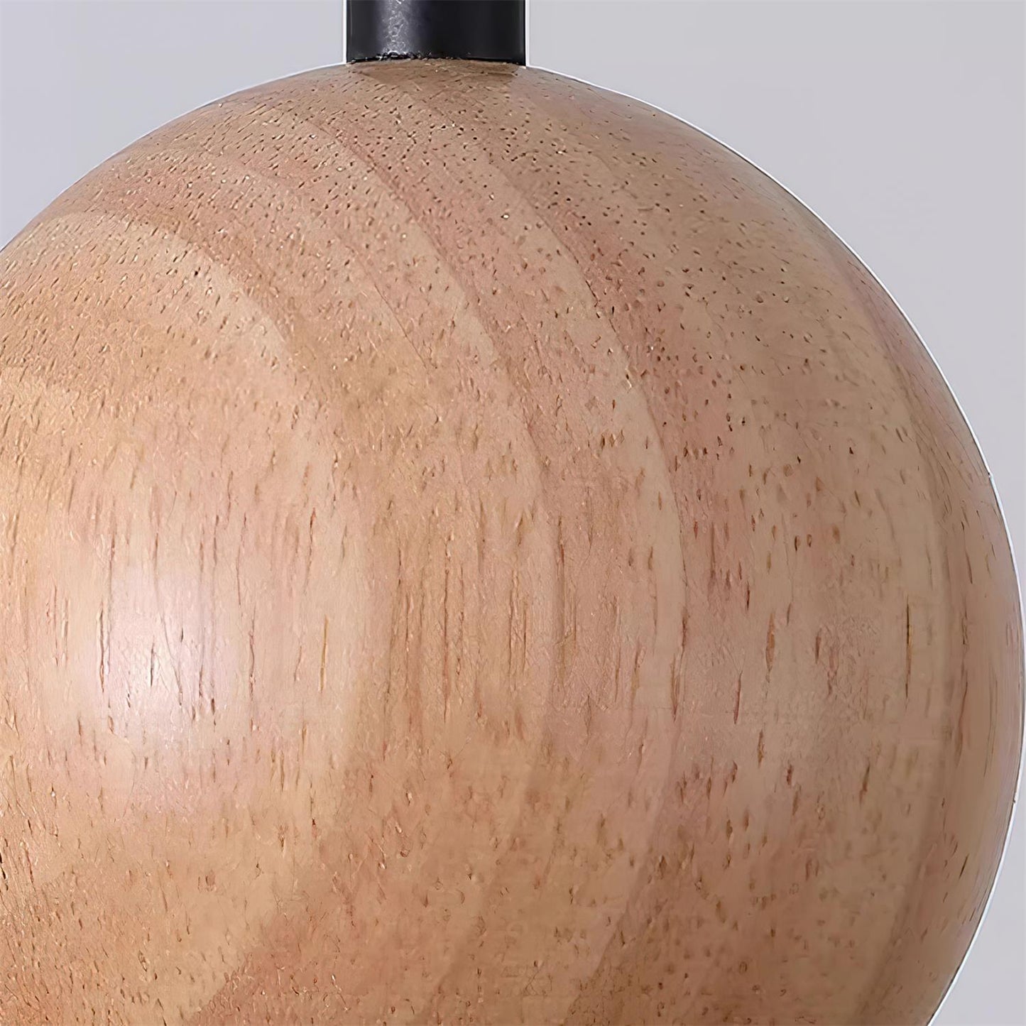 Modern Globe Pendant Light | Natural Travertine and Wood Design for Kitchen Pendant Lighting 4