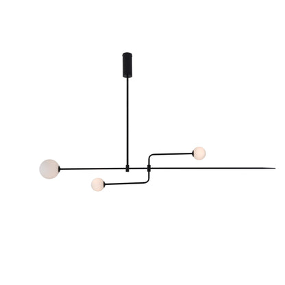 Modern Gold Chandelier | Minimalist Design with Adjustable Height 12