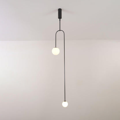 Modern Gold Chandelier | Minimalist Design with Adjustable Height 16