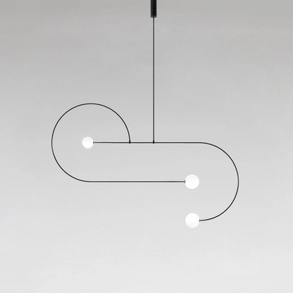 Modern Gold Chandelier | Minimalist Design with Adjustable Height 18