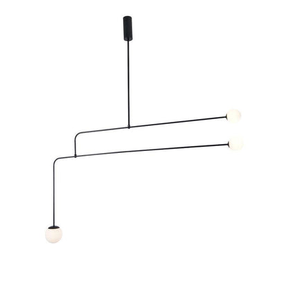 Modern Gold Chandelier | Minimalist Design with Adjustable Height 10