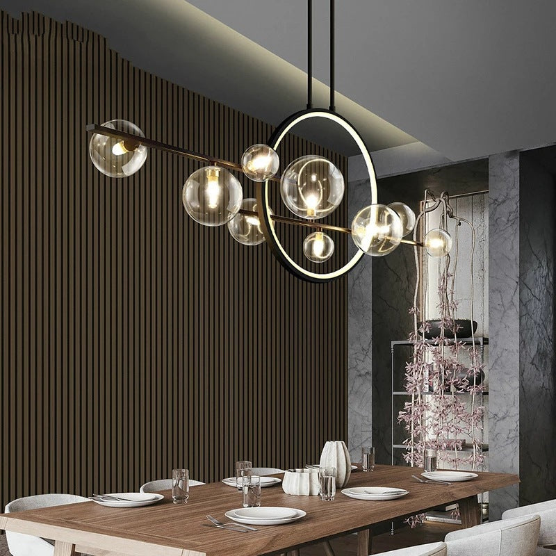 Modern Kitchen Chandelier | Elegant Glass Design for Dining Spaces 2
