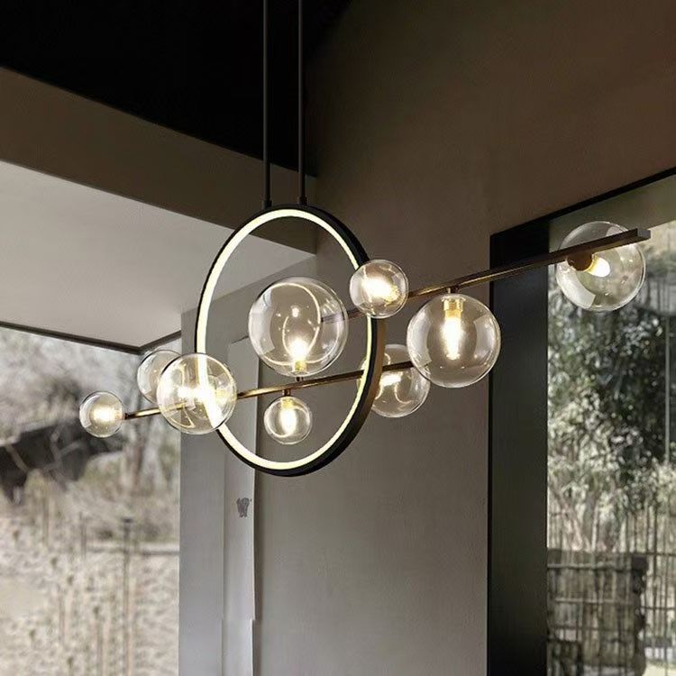 Modern Kitchen Chandelier | Elegant Glass Design for Dining Spaces 3