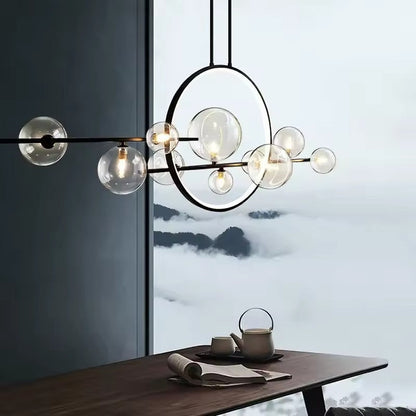 Modern Kitchen Chandelier | Elegant Glass Design for Dining Spaces 4