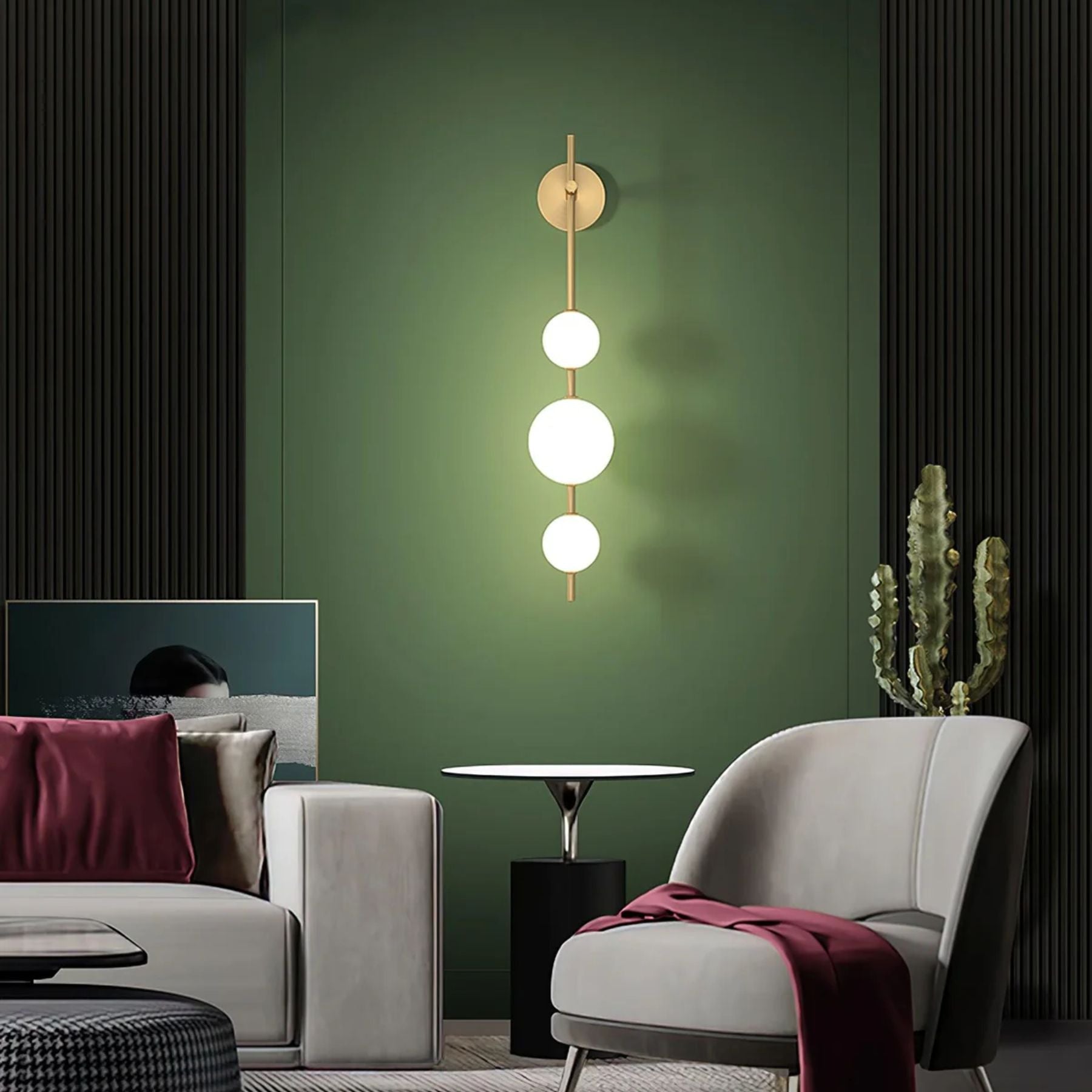 Modern LED Wall Sconce | Dimmable Lighting with Adjustable Color Temperatures 2