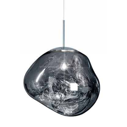 Modern Lava Pendant Lamp | Twisted Copper Design with Adjustable Height 10