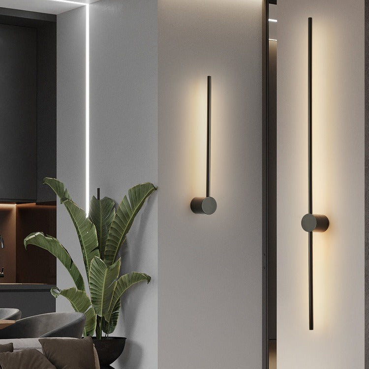 Modern Linear Wall Lamp | Sleek Iron and Acrylic Design 4