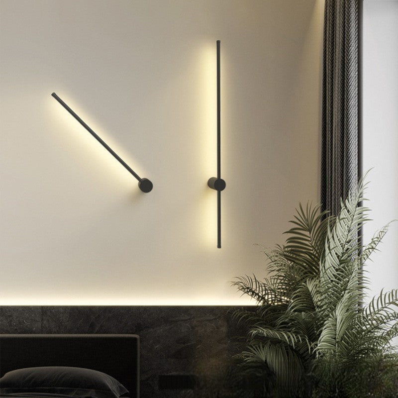 Modern Linear Wall Lamp | Sleek Iron and Acrylic Design 5