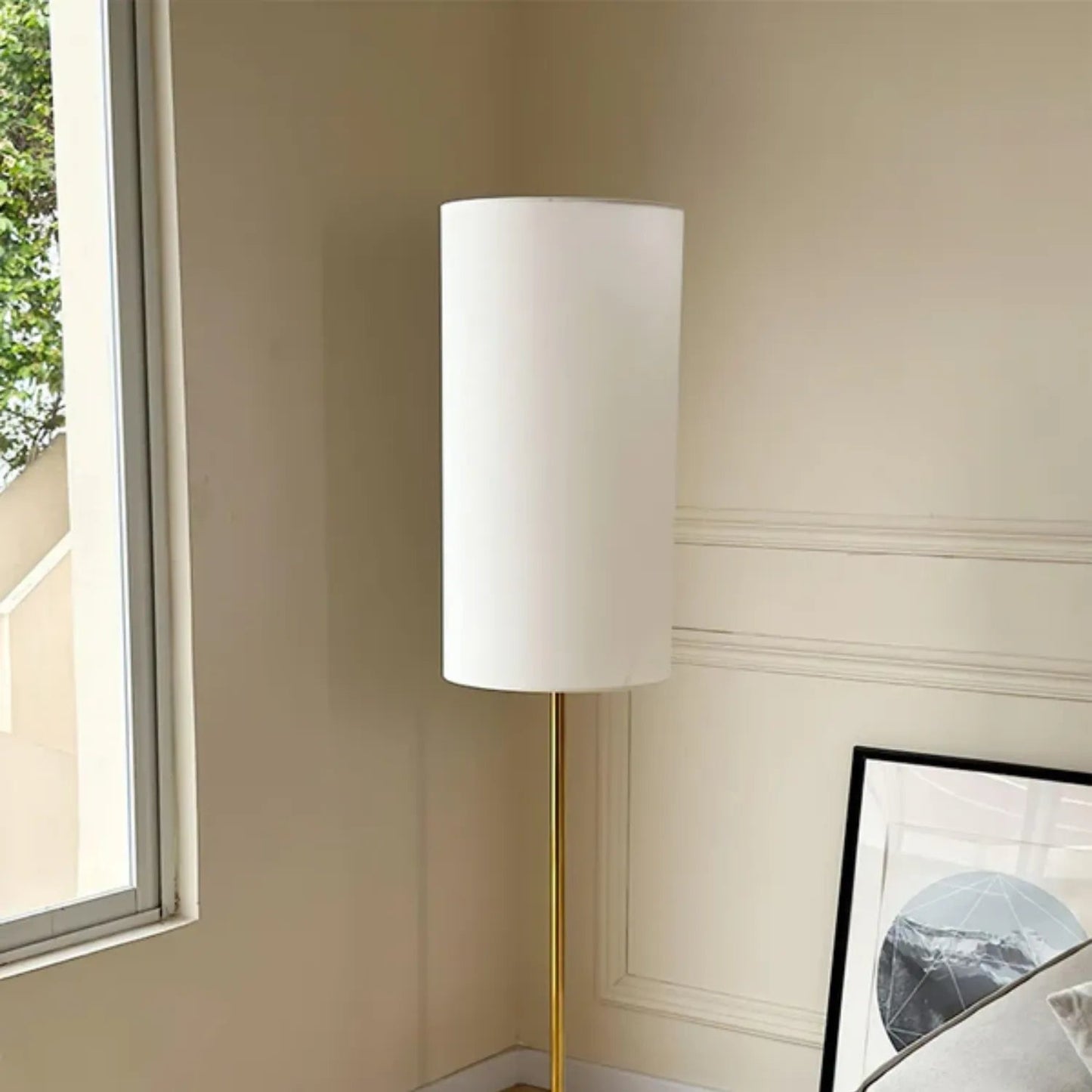 Modern Minimalist Floor Lamp | Soft Light Diffusion with Wooden Base 6