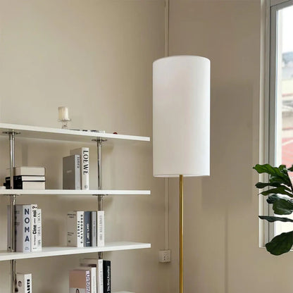 Modern Minimalist Floor Lamp | Soft Light Diffusion with Wooden Base 8