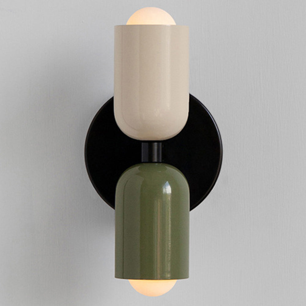 Modern Outdoor Wall Light | Dual Glass Sconce with Up-Down Illumination 0