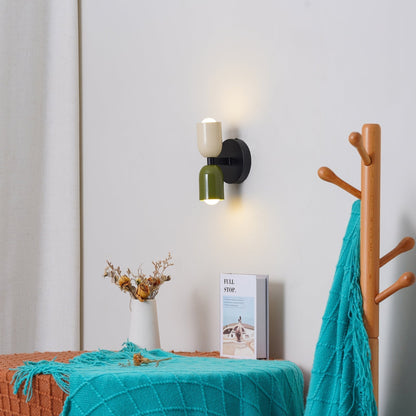Modern Outdoor Wall Light | Dual Glass Sconce with Up-Down Illumination 1