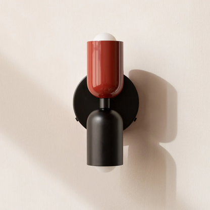 Modern Outdoor Wall Light | Dual Glass Sconce with Up-Down Illumination 12