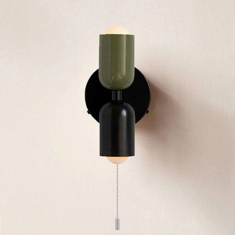 Modern Outdoor Wall Light | Dual Glass Sconce with Up-Down Illumination 15