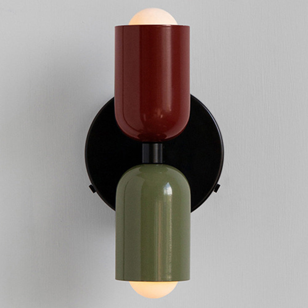 Modern Outdoor Wall Light | Dual Glass Sconce with Up-Down Illumination 21