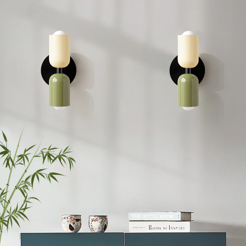 Modern Outdoor Wall Light | Dual Glass Sconce with Up-Down Illumination 5