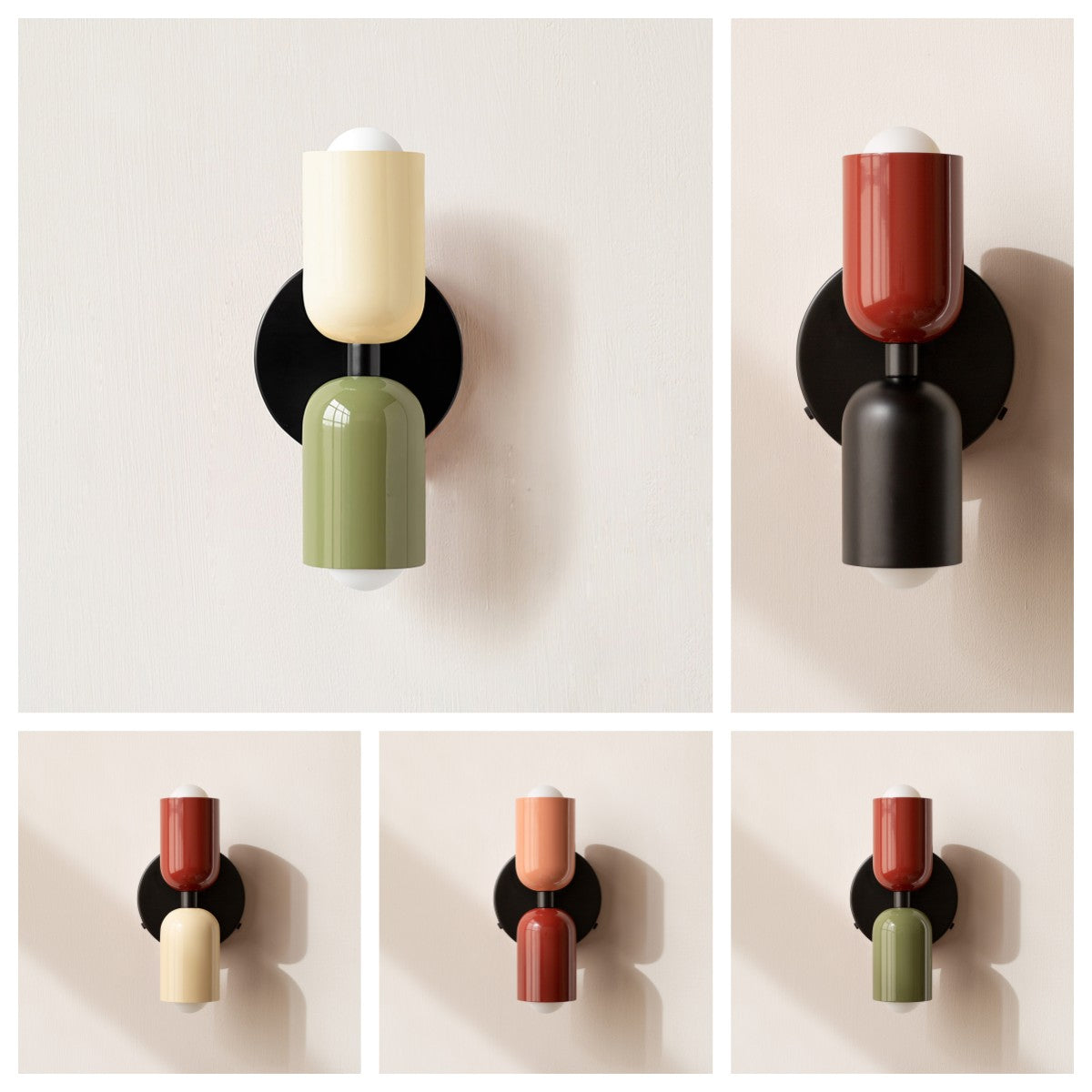 Modern Outdoor Wall Light | Dual Glass Sconce with Up-Down Illumination 7