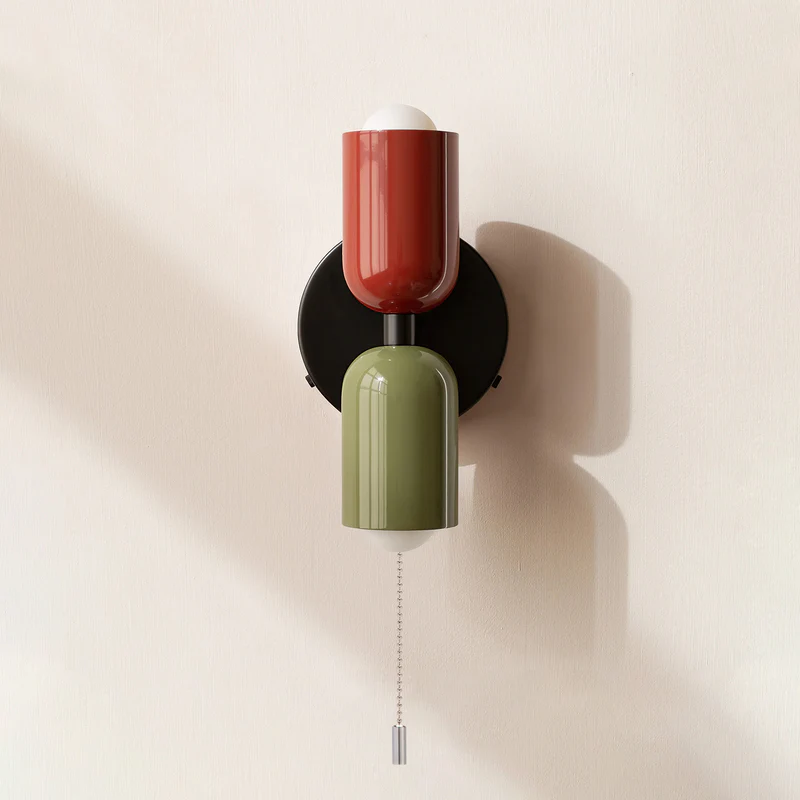Modern Outdoor Wall Light | Dual Glass Sconce with Up-Down Illumination 9