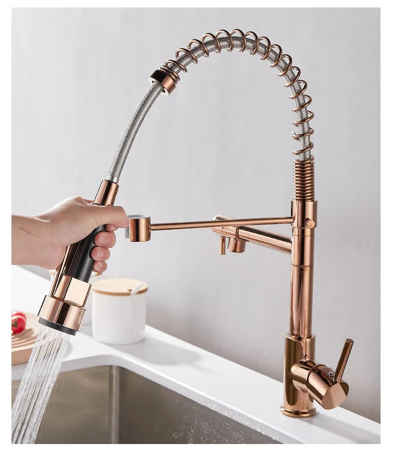 Modern Two-Way Faucet Connector | Compact Dual Outlet for Kitchen Efficiency 1