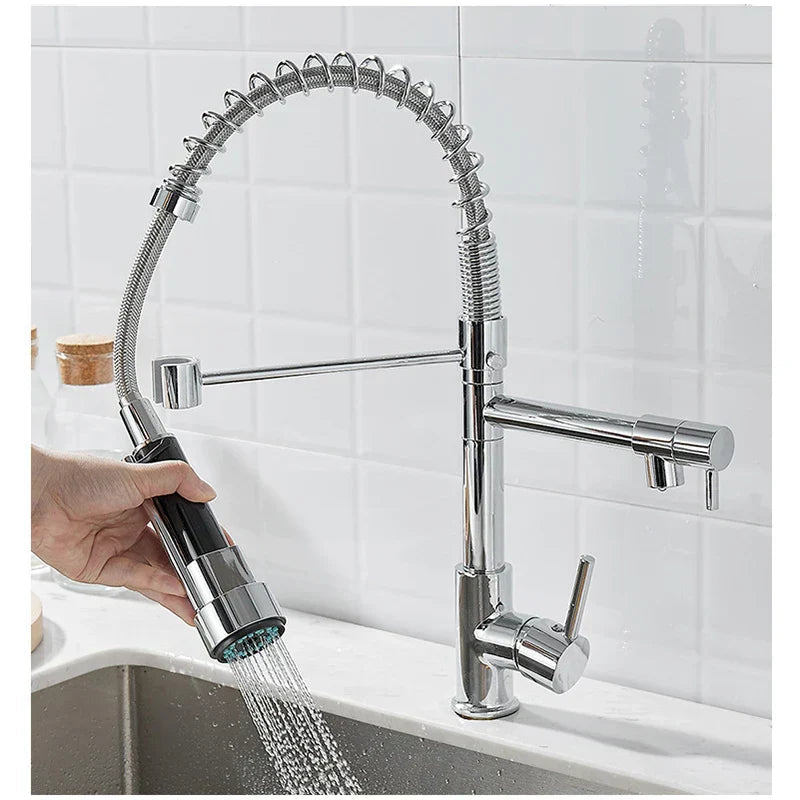 Modern Two-Way Faucet Connector | Compact Dual Outlet for Kitchen Efficiency 6