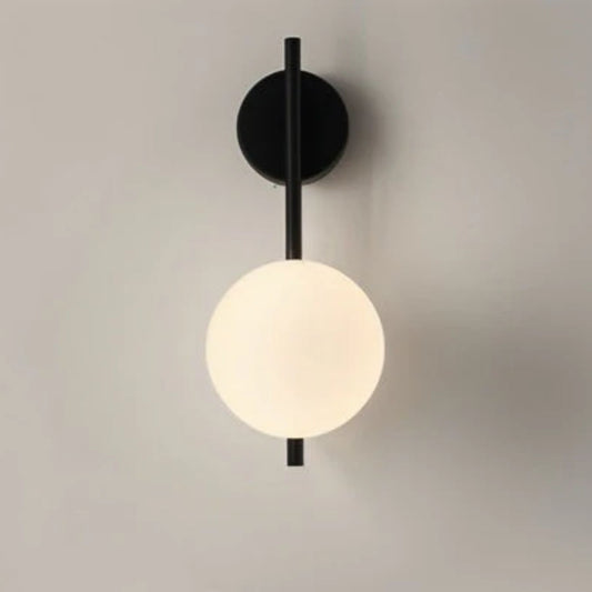 Modern Wall Sconce Lighting | Elegant Metal Design with Glass Shade 0