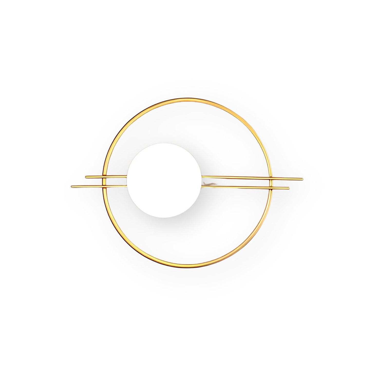 Modern Wall Sconce Lighting | Elegant Metal Design with Glass Shade 1