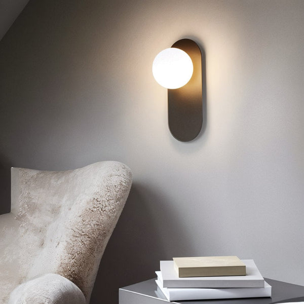 Modern Wall Sconce Lighting | Elegant Metal Design with Glass Shade 2