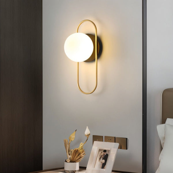 Modern Wall Sconce Lighting | Elegant Metal Design with Glass Shade 4