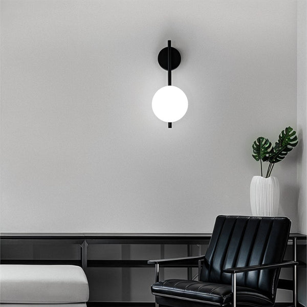 Modern Wall Sconce Lighting | Elegant Metal Design with Glass Shade 5
