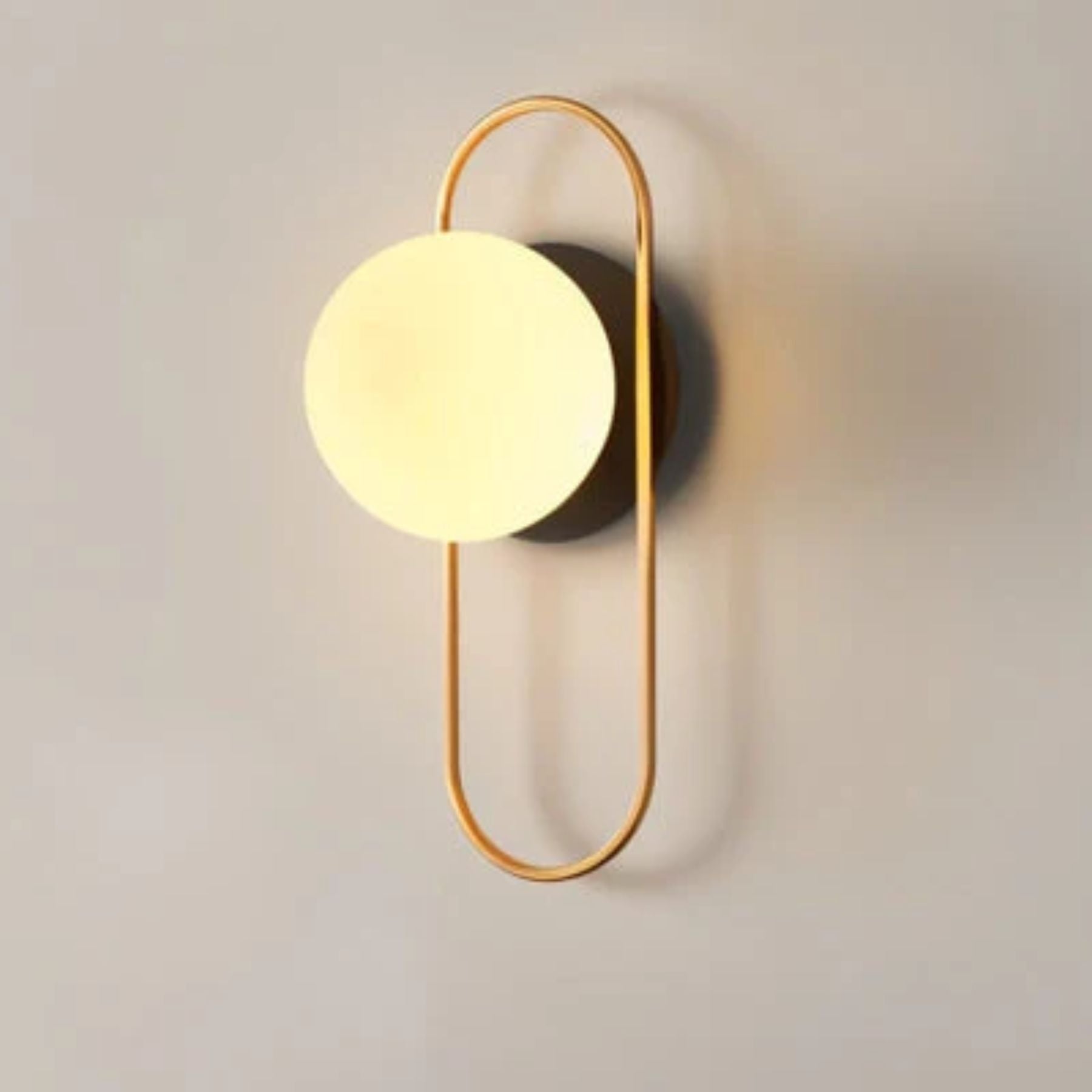 Modern Wall Sconce Lighting | Elegant Metal Design with Glass Shade 8
