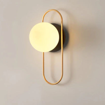 Modern Wall Sconce Lighting | Elegant Metal Design with Glass Shade 8