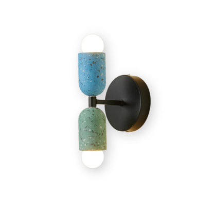 Modern Wall Sconce | Colorful Iron Design with Dual Light Capacity 1