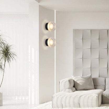 Modern Wall Sconce | Elegant Glass Stone Design with LED Lighting 5