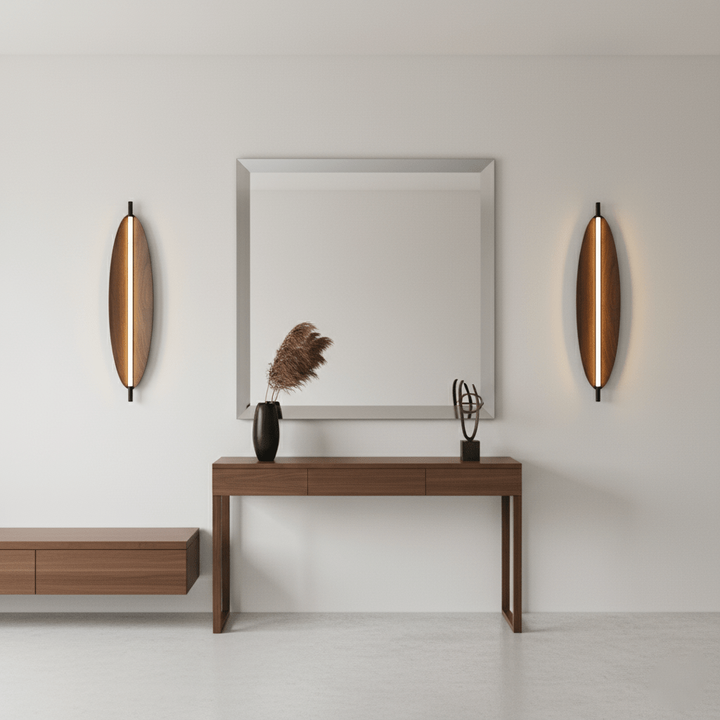 Modern Wall Sconce | Japandi Design with Integrated LED for Stylish Lighting 5