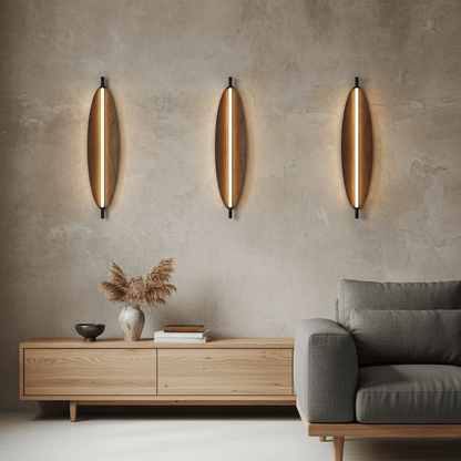 Modern Wall Sconce | Japandi Design with Integrated LED for Stylish Lighting 7
